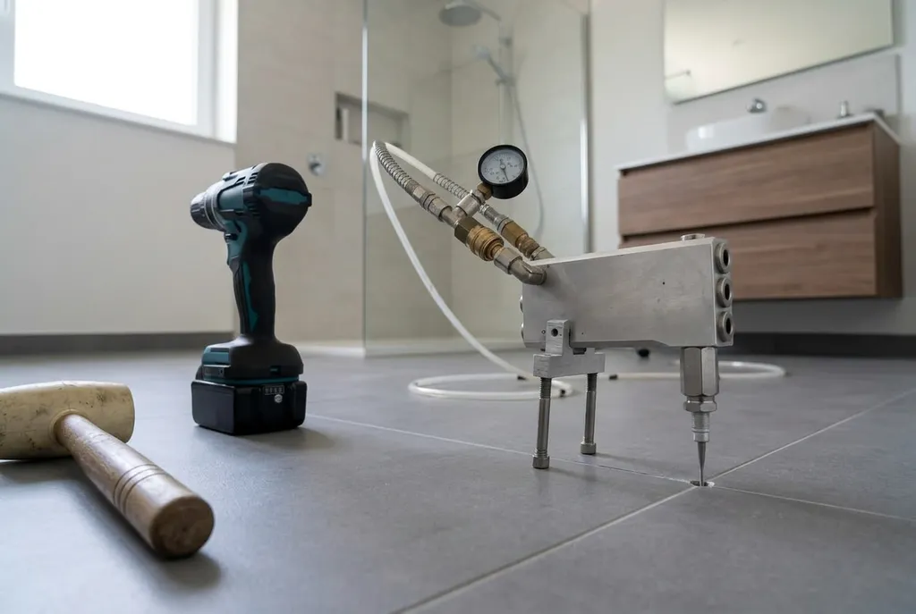 Kitbedrijf Achterveld – holle tegels injecteren
